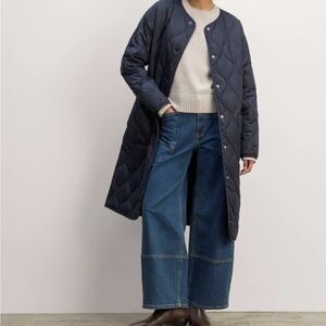 Everlane Women's Quilted Puffer Coat - Black